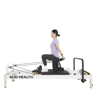 MJD-M102C Reformer de Pilates en aluminium avec chariot en érable massif blanc et ressorts coréens de qualité supérieure