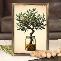 Toile encadrée en bois Candy Monroe 20x30cm