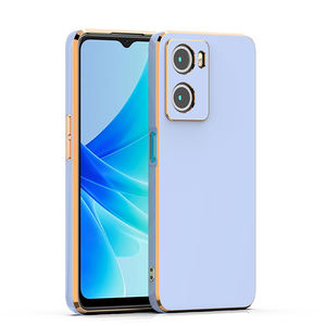 Funda para teléfono móvil Oppo REALME 10 4G 6D, carcasa fina de lujo de tpu con marco galvanizado - Product Image 1