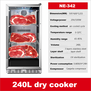 NE-342เครื่องอบชีส240L สำหรับครัวเรือนที่ใช้ในบ้านเครื่องอบเนื้อวัวให้แห้งนานในตู้เย็นสเต็กเนื้อ - Product Image 3