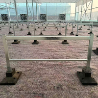 Table roulante en fil d'acier durable, bancs de serre roulants, bacs à semis mobiles, banc roulant en filet d'acier pour la plantation de fleurs