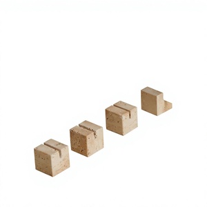 Organisateur de bureau en bois AZ ENTERPRISES AZE-WCH023 avec trois compartiments, forme personnalisée, finition naturelle, plateau de rangement pour bureau - Product Image 3