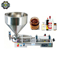 JIAHE Kleine RVS Pasta-vulmachine Luchtbediende Semi-automatische Hoge-Nauwkeurigheid Kwantitatieve Apparatuur voor Cosmetica