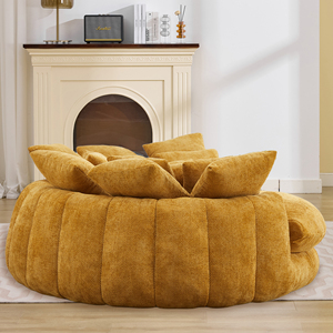 Sofá en Caja Jumbo Chenille Cloud de Canadá Overseas Warehouse, Sillón Nido, Ahorro de Espacio, Compresible - Product Image 2