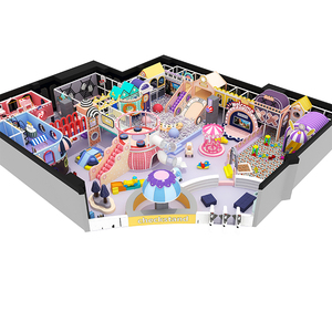 Aire de jeux intérieure pour enfants, parc de trampolines intérieur multi-activités conçu sur mesure pour les <span class=keywords><strong>centres</strong></span> de divertissement familial - Product Image 4