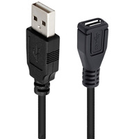Kabel Data USB 2.0 3A Pengisian Cepat Tipe C ke Micro 5P Female, Tahan Lama, Tembaga Murni, Catu Daya Aman untuk Ponsel dan Komputer