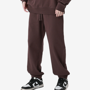 Wholesale Custom Logo Cotton Joggers <b>Men's</b> High Quality Blank Sweatpants with Pockets - Product Image 5
