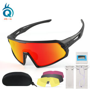 Lunettes de soleil polarisées XQ-HQ TR90, lunettes de sport d'extérieur coupe-vent pour le cyclisme - Product Image 3