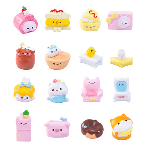 Dp Miniature Cartoon Dessert Figurines Resin Multi Piece Home Decor Living Room - Product Image 5