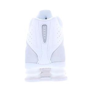 Scarpe Nike Shox R4 da uomo bianche metallizzate argento, stile walking - Product Image 3