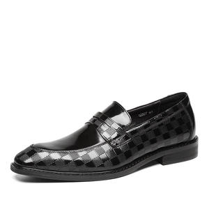 Men's Business Formal Leather Shoes Slip-On PU Smooth Shiny Cowhide Upper Breathable - Product Image 2