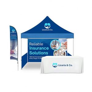 10x10ft 10x20ft Custom Full Color Advertising Printing Logo Commercial Trade Show <b>Tent</b> <b>Canopy</b> for Insurance Companies - Product Image 1