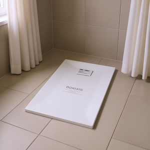 Base de Ducha SMC Rectangular de 35.4x27.6 Pulgadas con Drenaje Central, Lista para Azulejos, Diseño Minimalista - Product Image 2