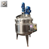 Réservoir de mélange de parfum en acier inoxydable FKJX avec agitateur SUS316, capacité 100L/200L/500L, automatique, multi-tension, garantie 1 an