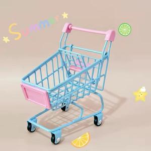 Panier de rangement rectangulaire en métal pour bureau, mini-chariot au design écologique, multifonctionnel, style INS - Product Image 5