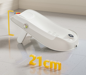 Newbornsw Siège de <span class=keywords><strong>baignoire</strong></span> pour bébé <span class=keywords><strong>Support</strong></span> de <span class=keywords><strong>baignoire</strong></span> <span class=keywords><strong>pliable</strong></span> pour bébés avec thermomètre - Product Image 4