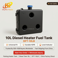 Réservoir de carburant 10L OkyRie OEM ODM avec trous de montage standard, pièces de rechange pour chauffage diesel de caravane