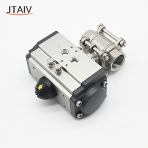 Válvula de Bola de 2 Vías JTAIV DN15-DN100 de Acero Inoxidable 304/316 de 3 Piezas con Rosca OEM de Grado Alimenticio - Product Image 2