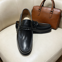 Mocassins Homme 2026 de Haute Qualité à Semelle Épaisse, Chaussures Décontractées à Enfiler pour Mariage, Fête et Affaires – Meilleures Ventes
