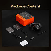 Casque de jeu sans fil ATK Neptune N9 Ultra/N9 Pro Stellar Orange, haut-parleur en titane de 53 mm, faible latence de 10 ms, quad-mode, 5.3
