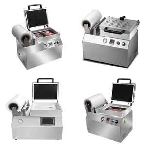 เครื่องซีลสูญญากาศแบบสกินฟอยล์สำหรับบรรจุภัณฑ์อาหารประเภทไส้กรอกเนื้อวัว 1 ถาด ใช้งานง่าย รองรับแรงดันไฟฟ้า 240VCT - Product Image 6