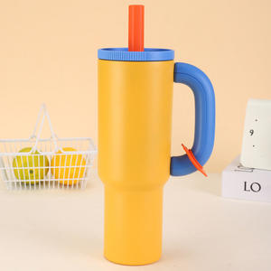 新设计2025不锈钢不倒翁杯双壁真空旅行咖啡40盎司带手柄不倒翁 - Product Image 6