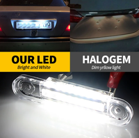 Lumière LED de plaque d'immatriculation 12V blanche pour E-Class W124 190 W201 C-Class W202