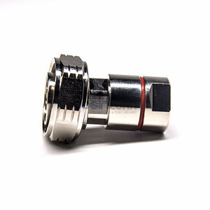 Conector coaxial RF de latón impermeable de 180 grados Abrazadera macho DIN 7/16 - Product Image 3