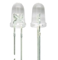 Diode LED Hlx 5x8.6mm Bullet Bleue Verte Multicolore, Pack Mixte 1000 Pièces, CRI Élevé 90, Testée 3 Ans, 20mA