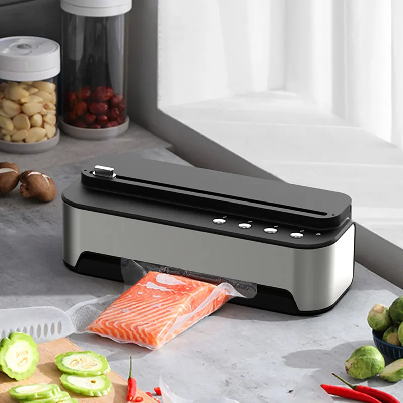 Manufacturer Automatic Powerful Vacuum Food Sealers Household Vacuum Preservation Machine Electric Vacuum Sealer