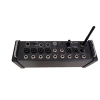 XR12 Mixeur audio numérique professionnel de haute qualité à 12 canaux d'entrée XLR, sortie stéréo, portable/montable en rack pour iPad Android