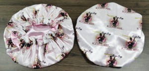 Gorro de Dormir de Seda Satinada de Doble Capa de Poliéster de Alta Calidad para Uso Diario, para Cabello Natural - Product Image 2