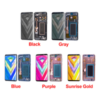 Layar LCD Ponsel Original Berkualitas 6.2-Inci 2960x1440 dengan Bingkai untuk S9 Plus