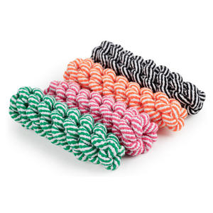 Toptan el yapımı yumuşak pamuk halat oyuncakları Pet çiğnemek sopa ucuz köpek oyuncaklar köpek diş temizleme - Product Image 1