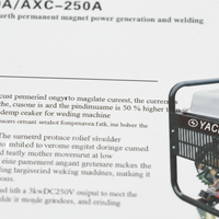 YACMADHA AXQ-160A Seltene Erden Permanentmagnet-Schweißgenerator DC220V Tragbare Benzin-Stromversorgungseinheit Elektrischer/Handstart für