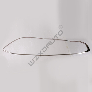 WZXD - Garniture de cadre de fenêtre de voiture en acier inoxydable, accessoires de moulage de fenêtre pour Land Cruiser LC300 2022 - Product Image 6