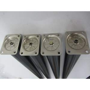 Base de Hierro para Mesa de Sofá, 45x55mm, Conector de Hardware Duradero, Estilo Moderno y Simple, Recubrimiento de Zinc Blanco - Product Image 1