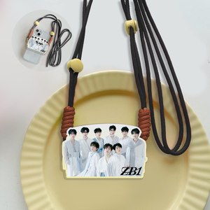 Enlace para Todos <span class=keywords><strong>los</strong></span> Modelos |   Nuevo Soporte para Teléfono <span class=keywords><strong>de</strong></span> Acrílico STR/En, Textura Bonita, Antigolpes, Diseño Portátil Cruzado, Merchandising para Fans del K-<span class=keywords><strong>pop</strong></span> - Product Image 2