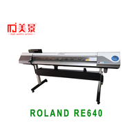 Impresora Eco Solvente de Gran Demanda en Guangzhou: Plotter Roland RE640 Usado con Cabezal de Impresión Eco Solvente DX7