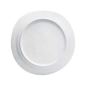 Service de vaisselle en porcelaine blanche 18 pièces, motif feuille, pour 6 personnes - Product Image 4
