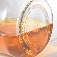 Vente en gros de bouteilles en verre de 5 litres Demijohn avec bouchon à vis comme petit fermentateur
