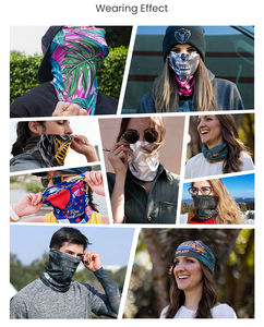 कस्टम लोगो ग्रीष्मकालीन मैजिक फेस मोटरसाइकिल मास्क लुएएवी सुरक्षा गर्दन गाटर स्कार्फ कूलिंग बन्ना टिकाऊ आउटडोर बनाया गया - Product Image 6