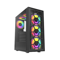 OEM ATX ITX Casing PC Casing Komputer Gaming Hitam