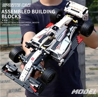 Ensemble de blocs de construction de voiture de course Formule F1 Mould King 13117, très demandé, voiture de sport difficile à construire, jouet pour garçon
