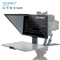 Téléprompteur pliable FEELWORLD TP21 de 21 pouces, prend en charge les appareils de 21,5 pouces, horizontal et vertical, télécommande Bluetooth, fabrication directe OEM