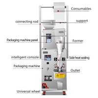 Machine d'emballage entièrement automatique pour petits sacs en papier, multifonctionnelle pour aliments, café en poudre et snacks, haute commodité - Offre Spéciale