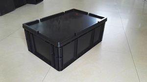 Contenedores de plástico conductor con cubierta antiestática superventas X 6 cajas de dinero Key Ram y Cpu bandejas antiestáticas Esd cajas de envío - Product Image 5