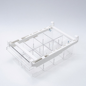 पालतू फ्रिज भंडारण बॉक्स आयताकार खाद्य प्लास्टिक दराज कंटेनर बंटे ताजगी आयोजक - Product Image 5