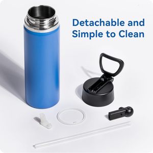 <span class=keywords><strong>Bouchon</strong></span> de bouteille d'eau sport en plastique PP écologique avec <span class=keywords><strong>paille</strong></span> et design moderne, certifié CE/UE, personnalisable, vente en gros - Product Image 3