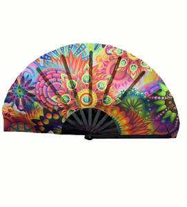 Abanico de Bambú Grande Personalizado para Fiestas y Bodas - Product Image 4